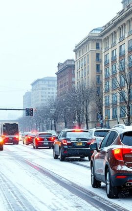 冬季降雪對城市交通的影響