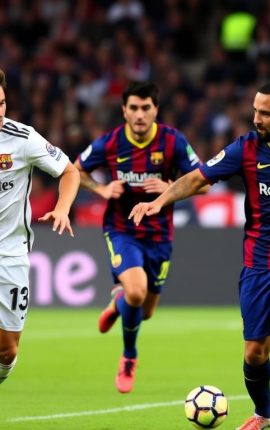 巴塞隆納擊敗皇家馬德里，贏得國家德比大戰