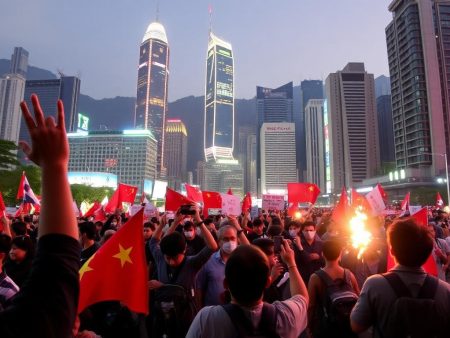 香港對抗中國政府的抗議運動