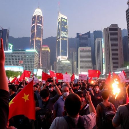 香港對抗中國政府的抗議運動
